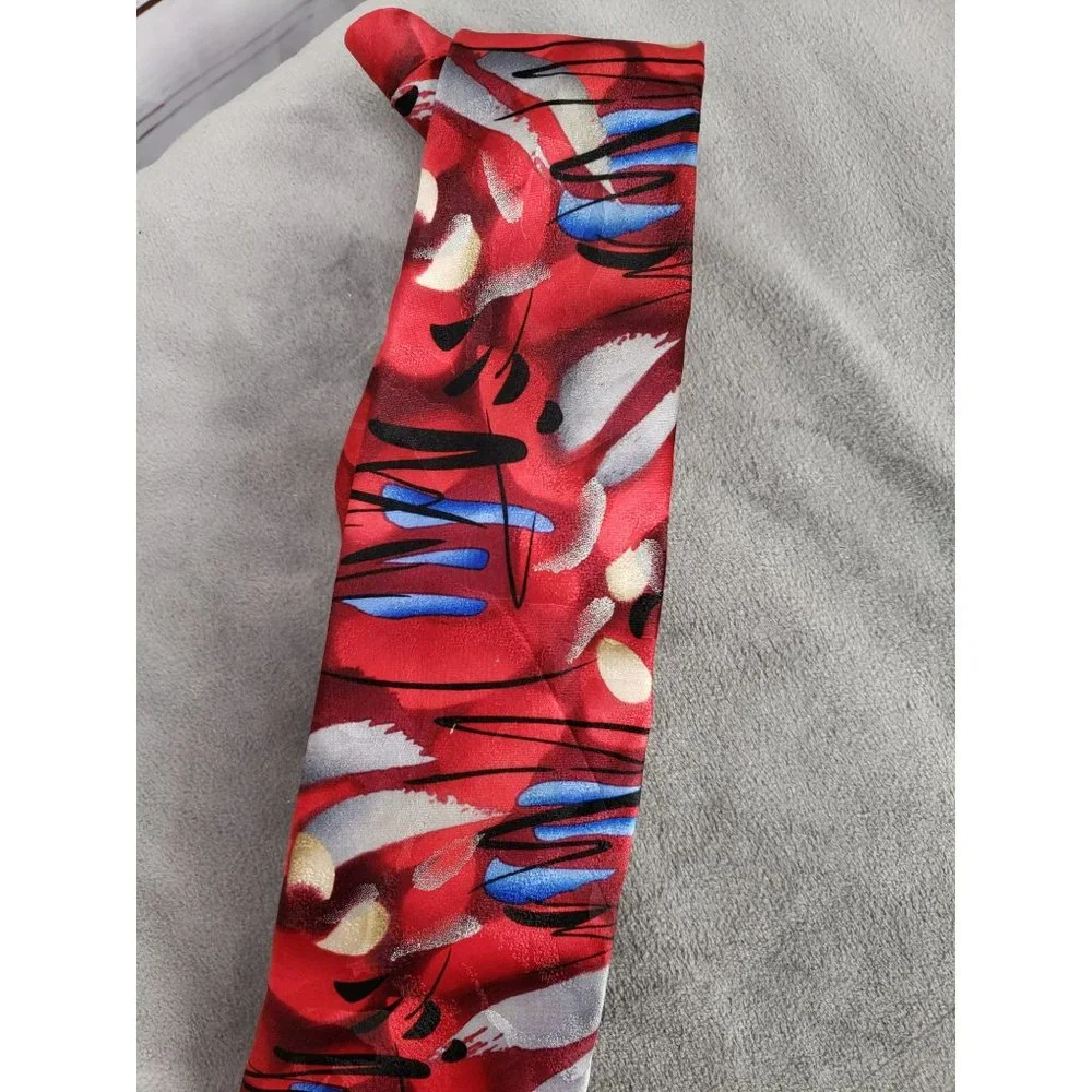 J Garcia Banyan Trees 11 Collection Fifty Eight 100% Silk men neck Tie‎ Abstract